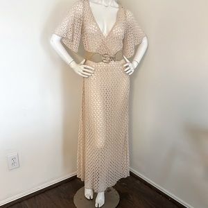 Knit see through dress S